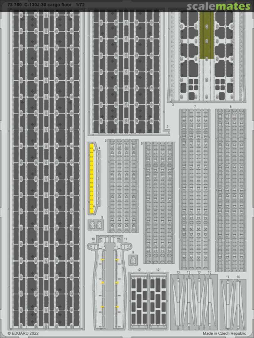 Boxart C-130J-30 cargo floor 73760 Eduard