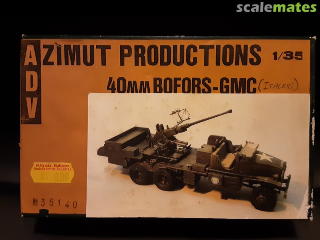 Boxart 40mm Bofors-GMC 35140 ADV Azimut