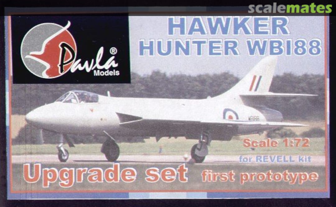 Boxart Hawker Hunter WB188 U72-68 Pavla Models