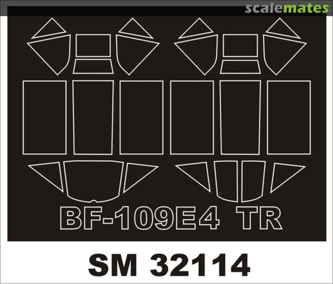 Boxart Bf 109E-4 SM32114 Montex