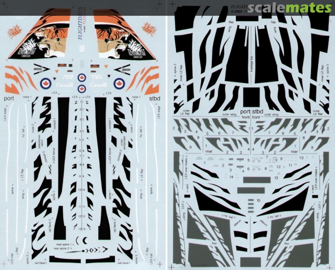 Boxart CF-18 Hornet #720 FLD72-03 FlightDecs