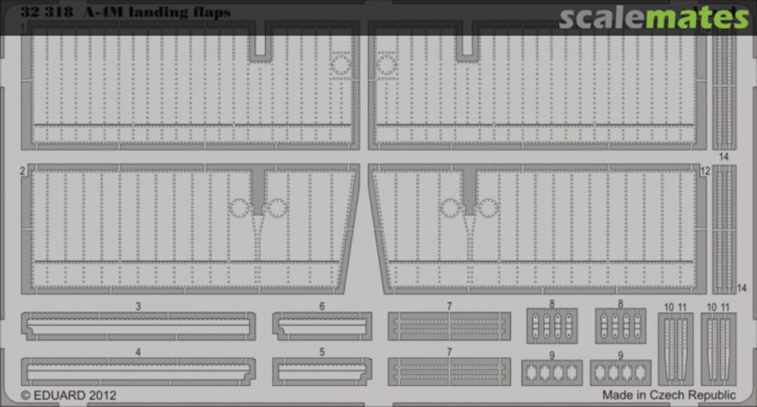 Boxart A-4M landing flaps 32318 Eduard