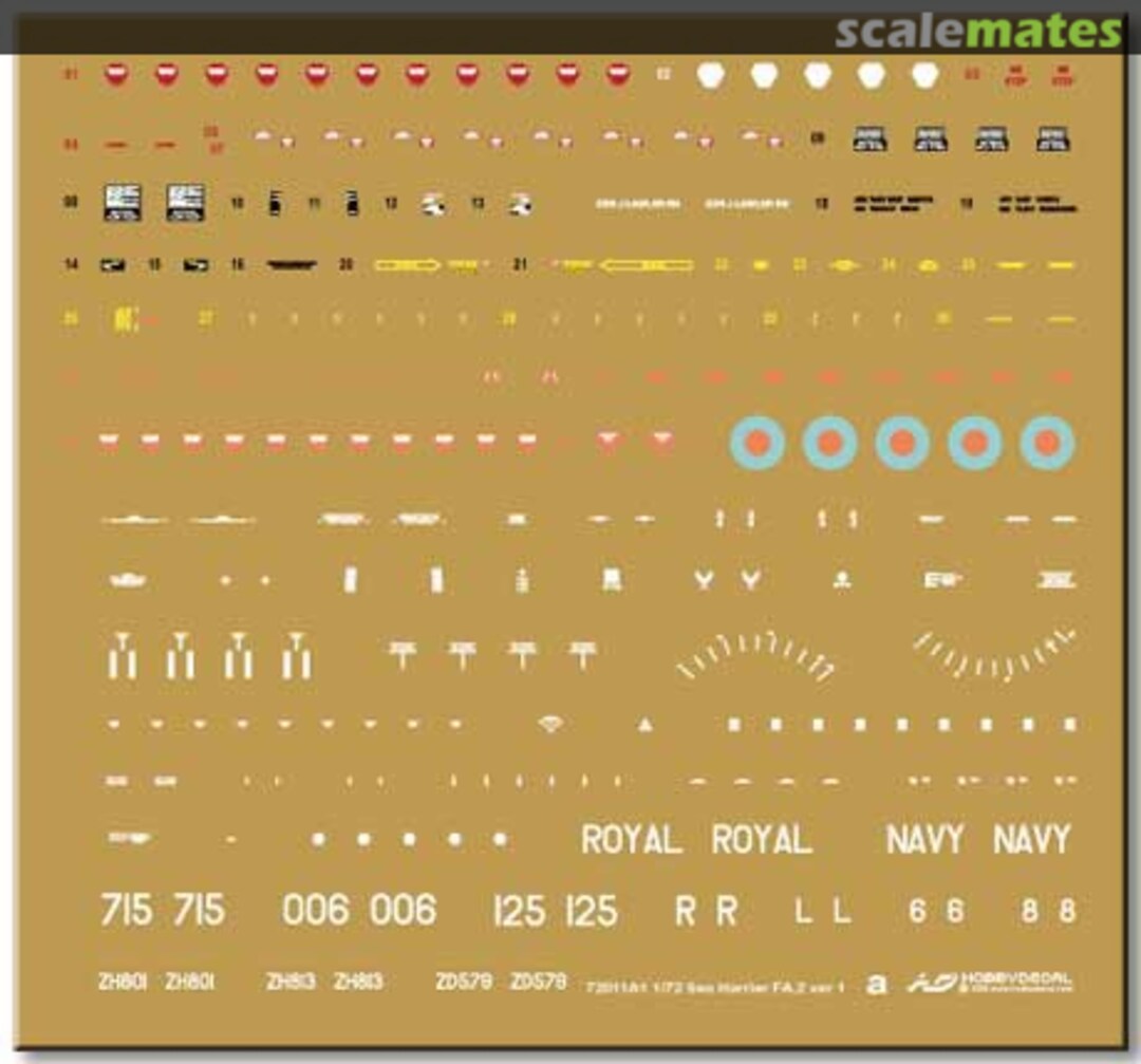 Boxart Sea Harrier FA.2 AL72011V1 HobbyDecal