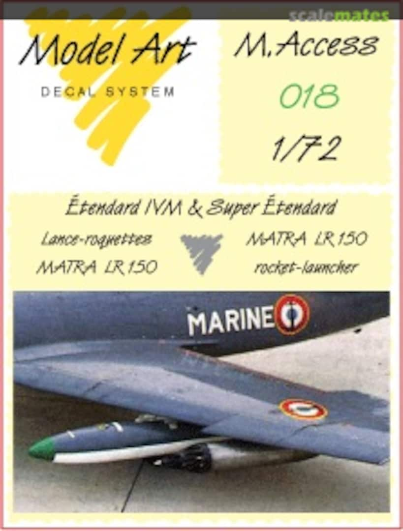 Boxart Matra LR 150 Rocket-Launcher M.Access 018 Model Art Decal System