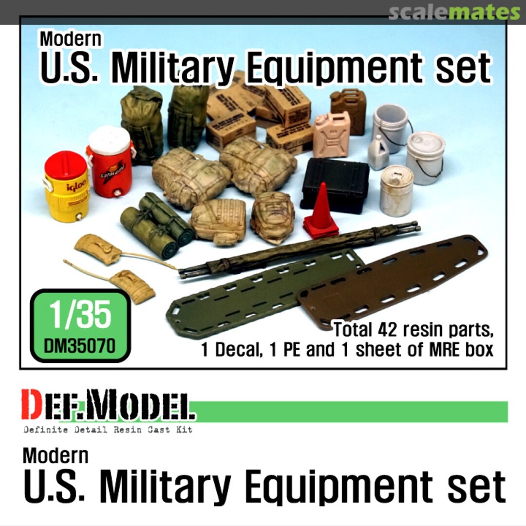 Boxart U.S. Military Equipment set DM35070 Def.Model