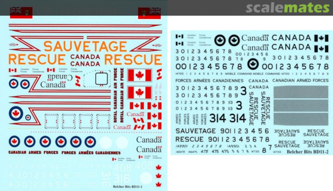 Boxart Canadian Helicopters BD11 Belcher Bits