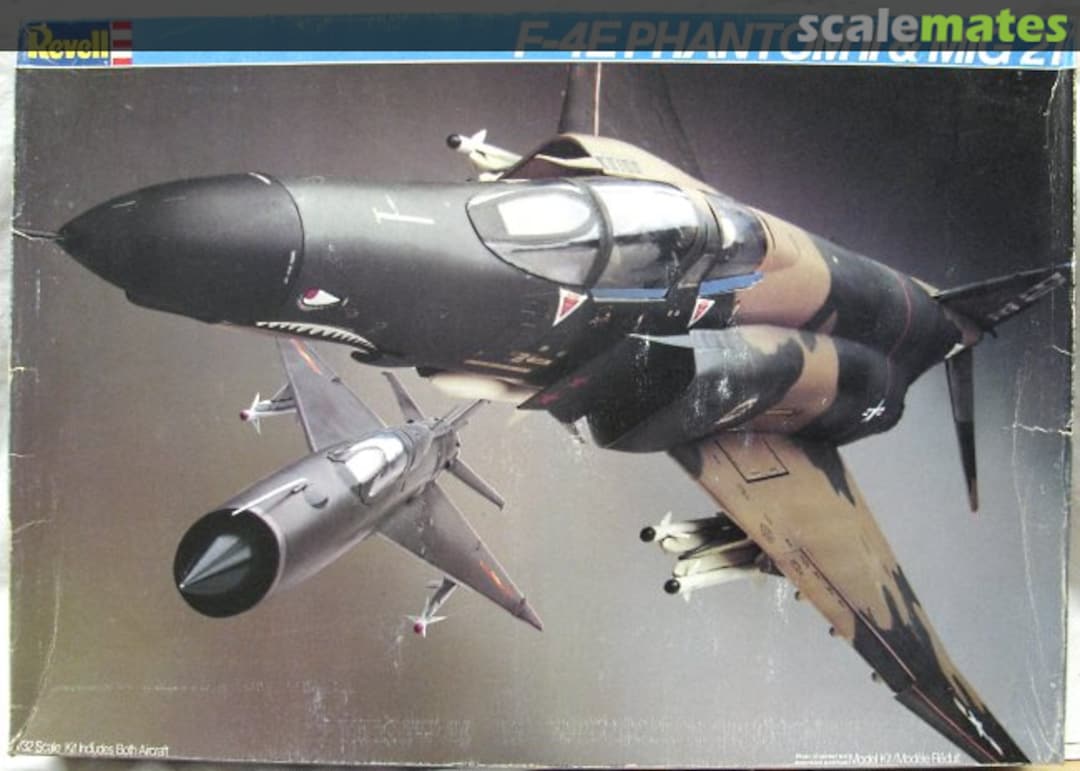 Boxart F-4E Phantom II and MiG-21 4747 Revell