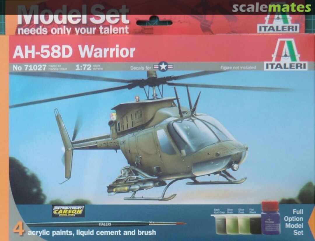 Boxart AH-58D Warrior 71027 Italeri