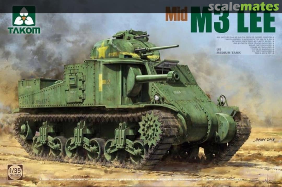 Boxart M3 Lee 2089 Takom