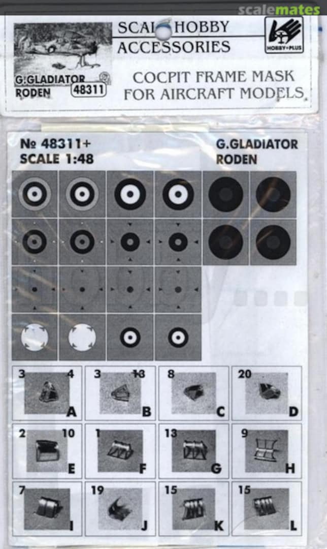 Boxart Mask for G.Gladiator 48311 Hobby Plus