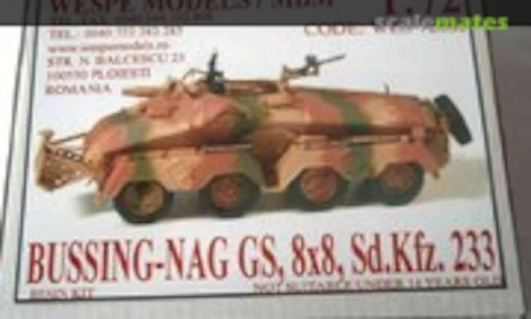 Bussing-NAG GS, 8x8, Sd.Kfz. 233 (Wespe Models WES 72085)