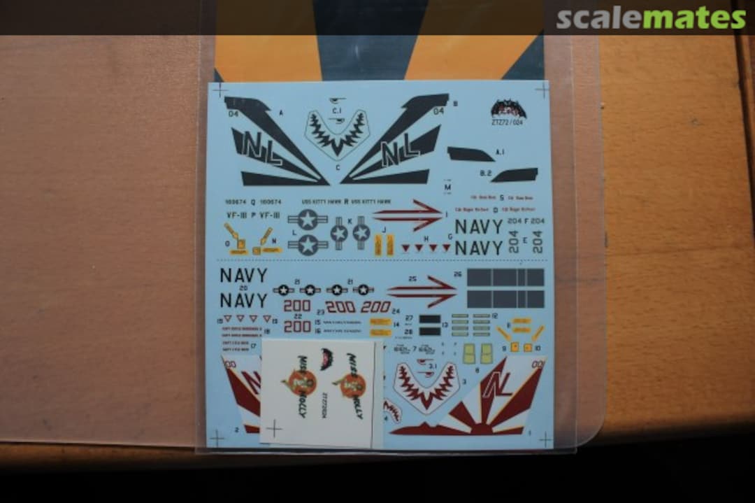 Boxart Sundowners VF-111 F-14A Tomcat 72024 Zotz Decals