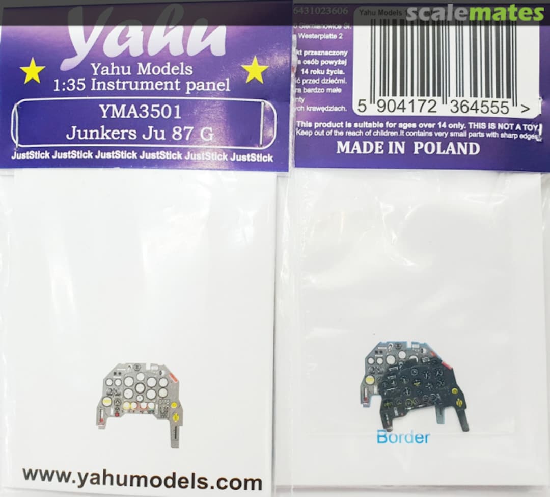 Boxart Junkers Ju 87 G YMA3501 Yahu Models