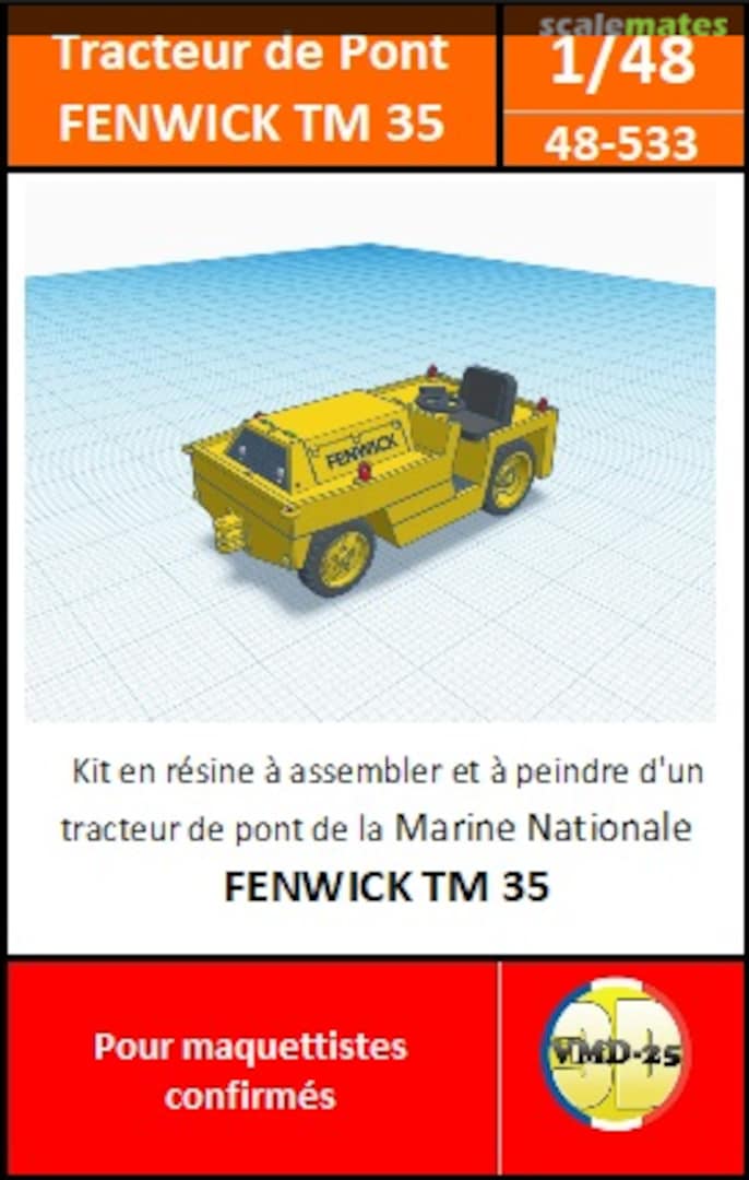 Boxart TRACTEUR DE PONT TYPE "FENWICK TM 35" 48-533 VMD25_3D