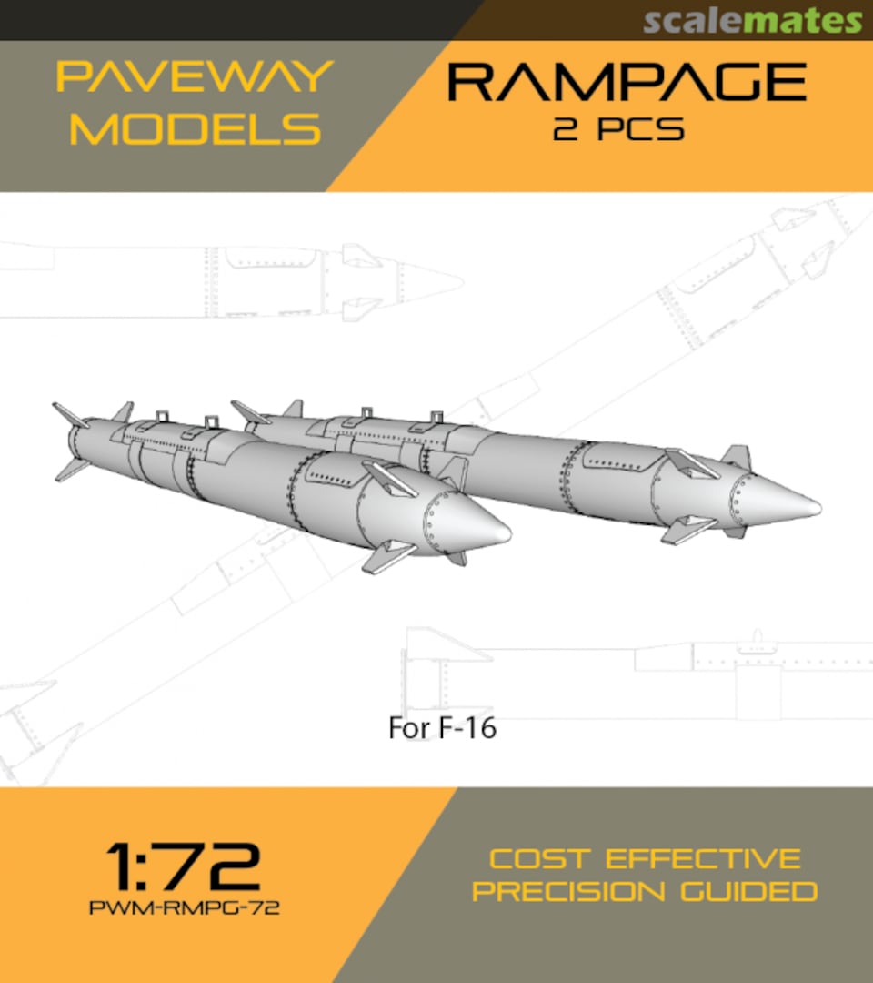 Boxart Rampage PWM-RMPG-72 Paveway Models