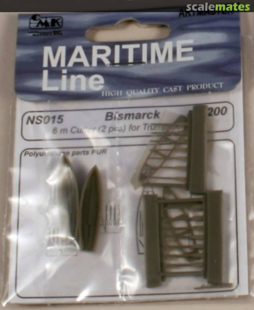 Boxart Bismarck 6m Cutter NS015 CMK