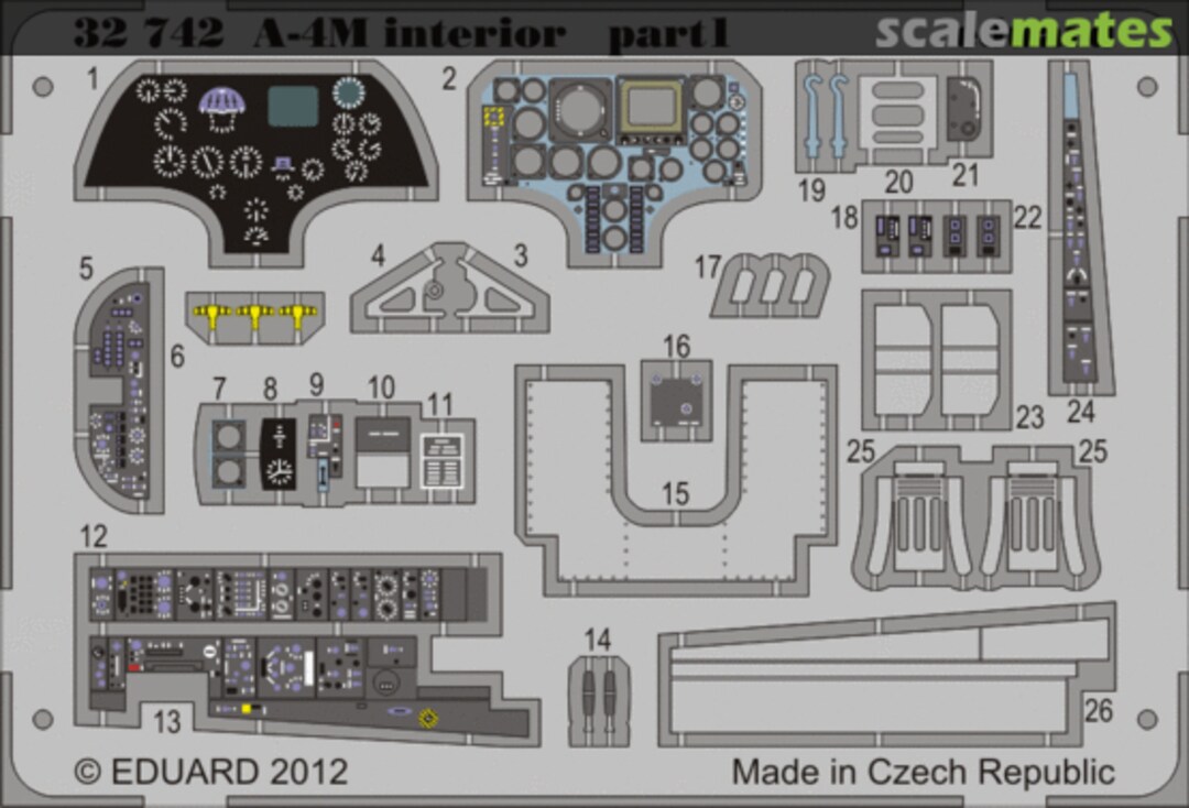 Boxart A-4M interior 32742 Eduard