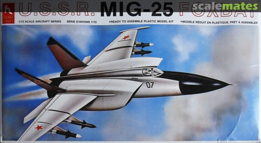 Boxart MiG-25 Foxbat HC1352 Hobbycraft