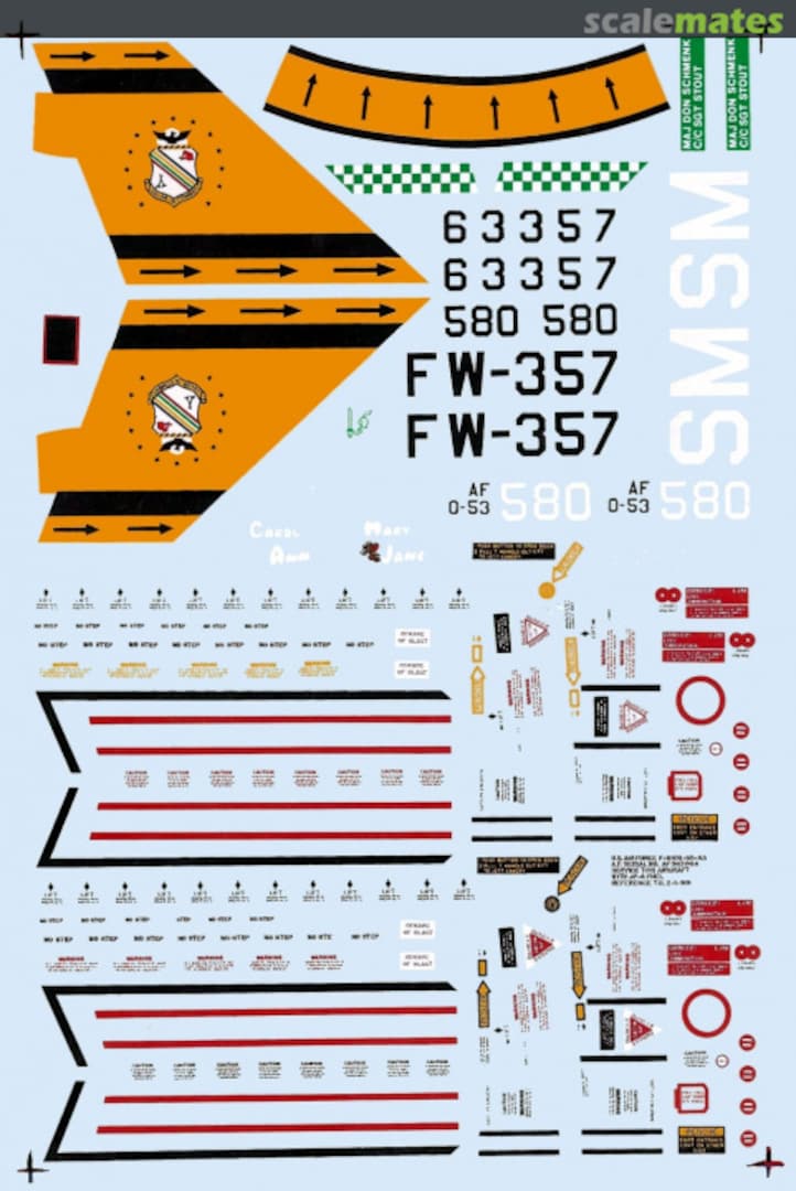 Boxart F-100D Super Sabres 48-0077 SuperScale International