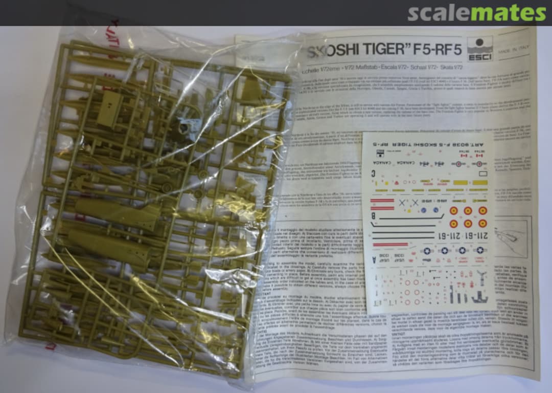 Contents "Skoshi Tiger" F5 - RF5 9038 ESCI