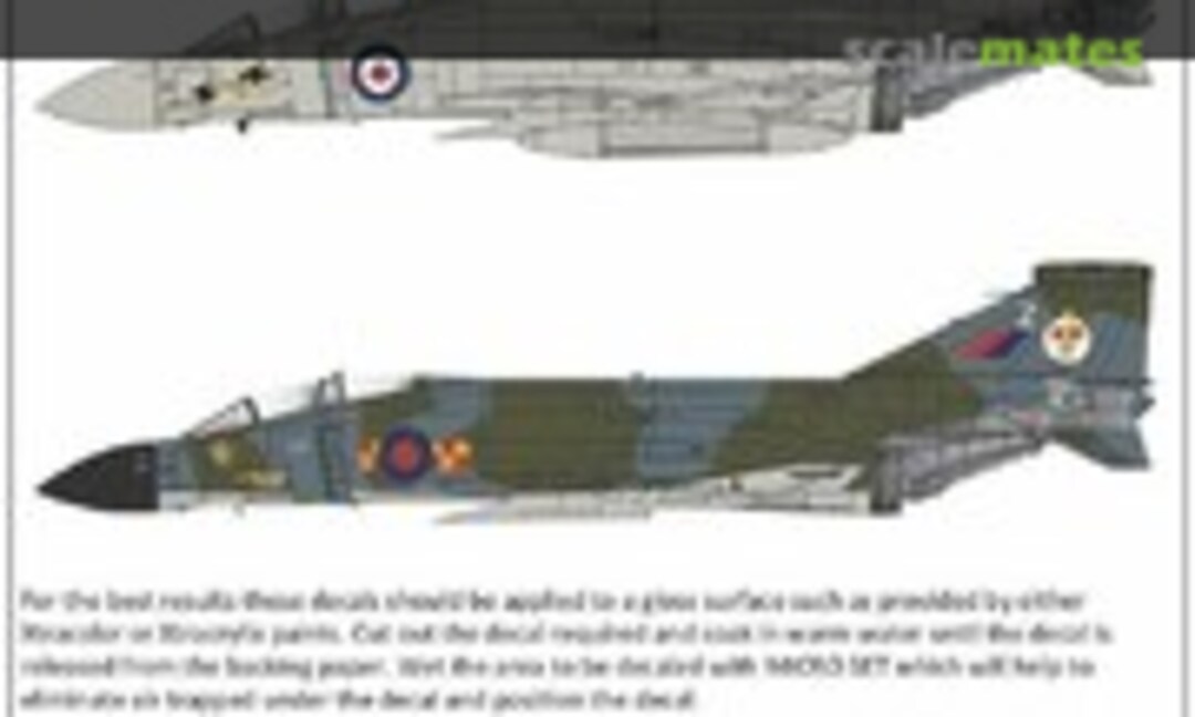 1:48 Royal Air Force Phantom FG.1 &amp; FGR.2 Pt1 (Xtradecal X48199)