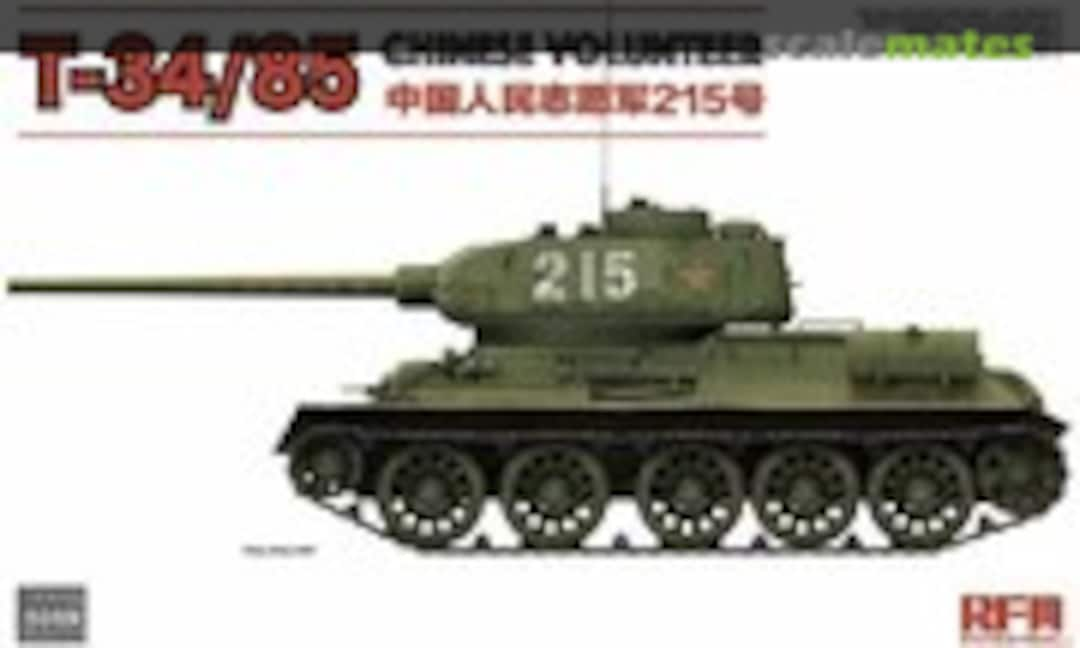 1:35 T-34/85 Chinese Volunteer &quot;215&quot; (Rye Field Model RM-5059)