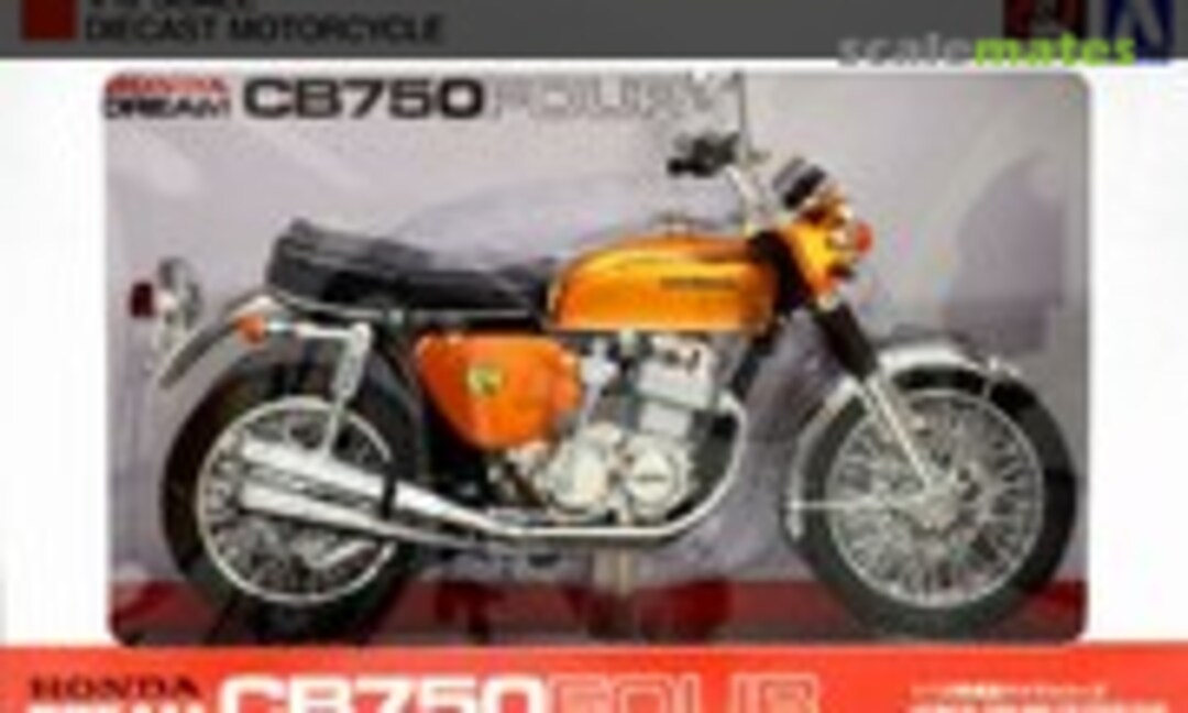 1:12 Honda Dream CB750Four (K0) Candy Gold (Aoshima 104309)