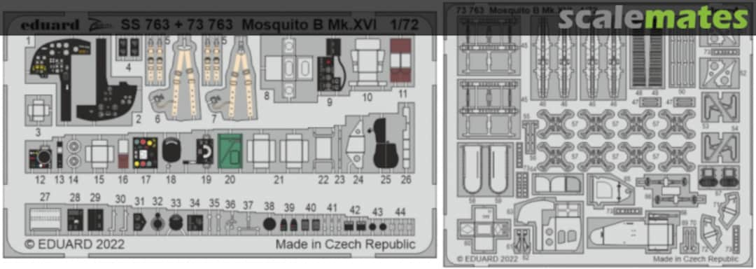 Boxart Mosquito B Mk.XVI 73763 Eduard