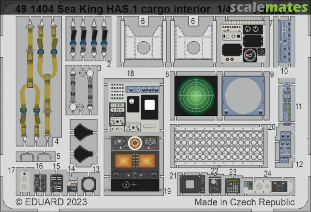 Boxart Sea King HAS.1 cargo interior 491404 Eduard