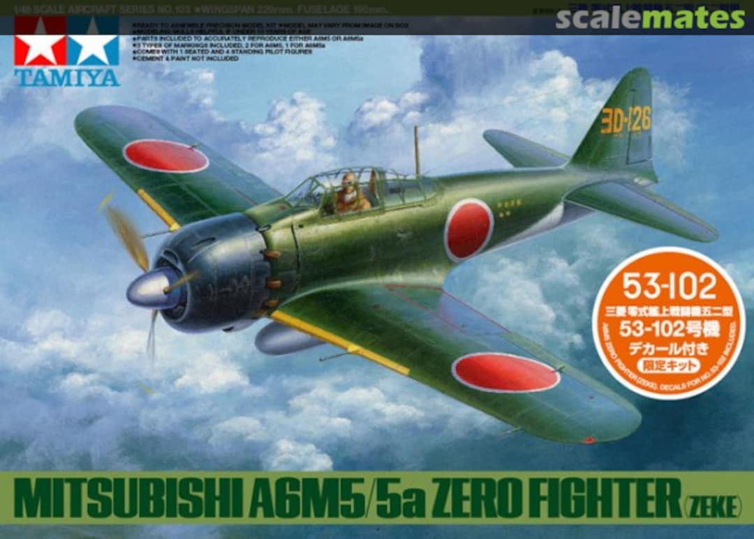 Boxart Mitsubishi A6M5/5a Zero Fighter (Zeke) 89793 Tamiya