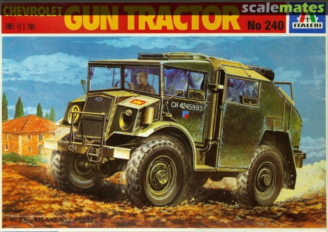 Boxart Gun Tractor 240 Italeri