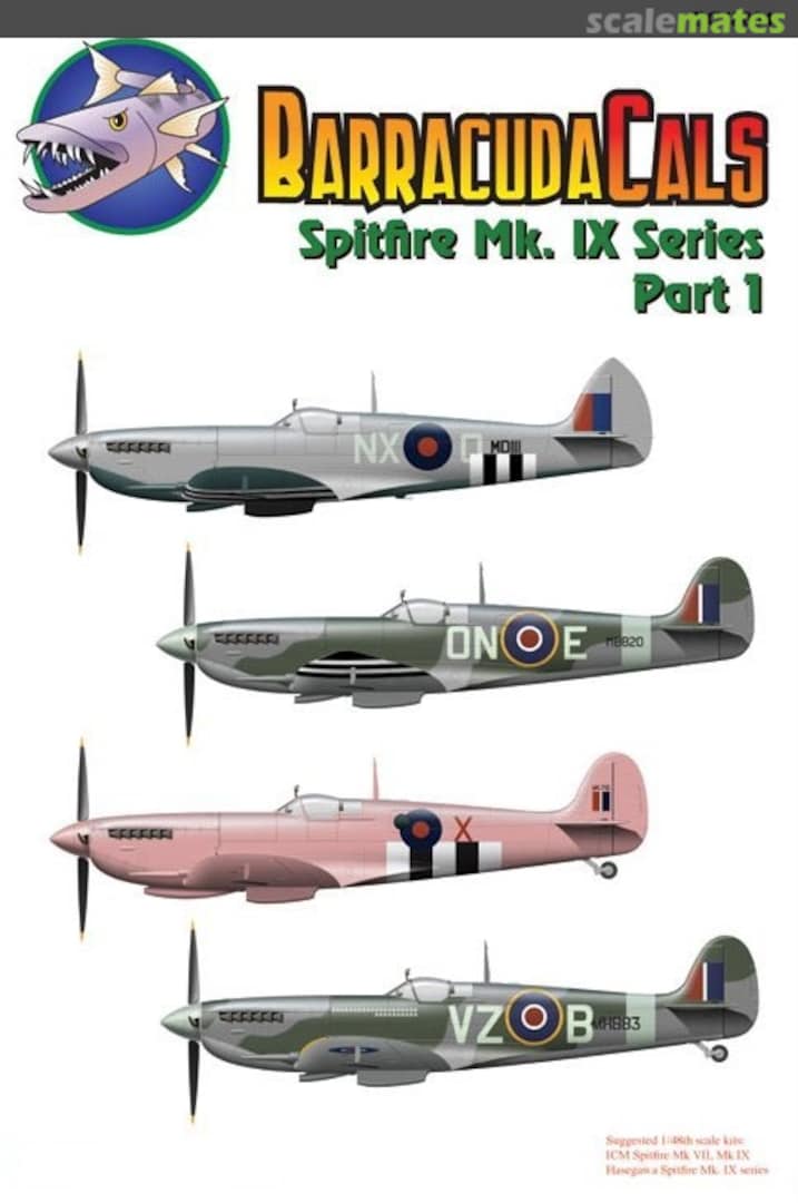 Boxart Spitfire Mk IX Series BC48004 Barracuda Studios