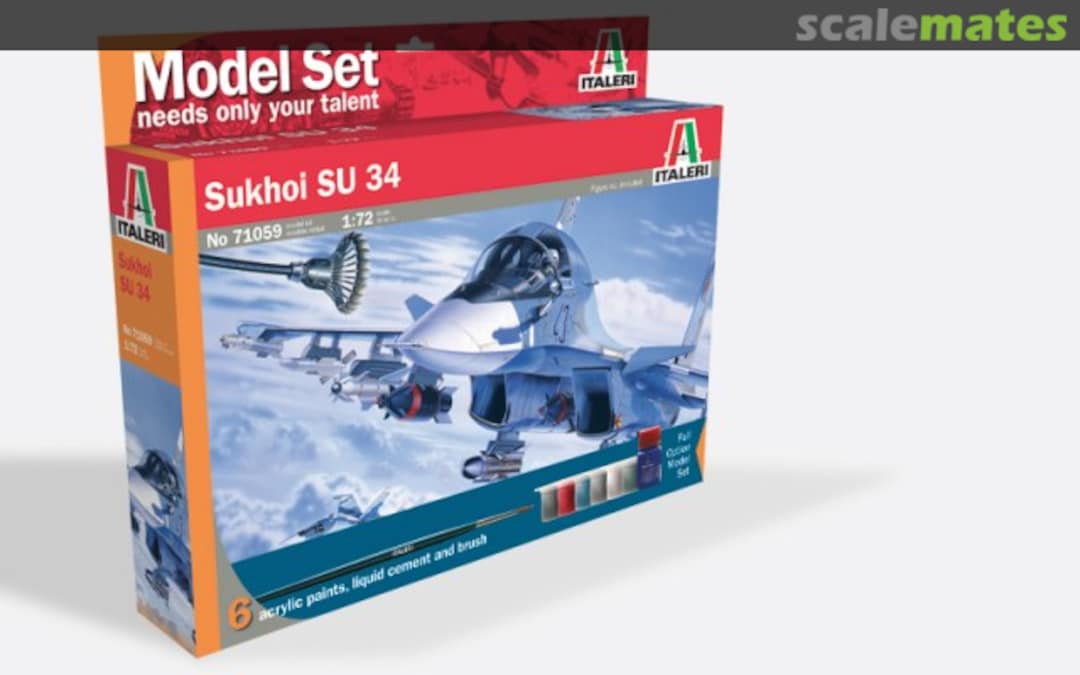 Boxart Sukhoi Su-34 71059 Italeri