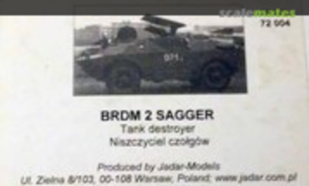 1:72 BRDM 2 Sagger (Armo 72004)