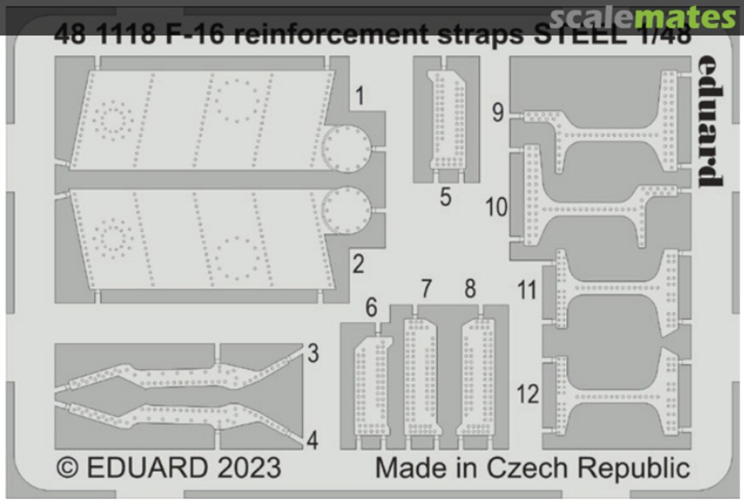 Boxart F-16 reinforcement straps 481118 Eduard