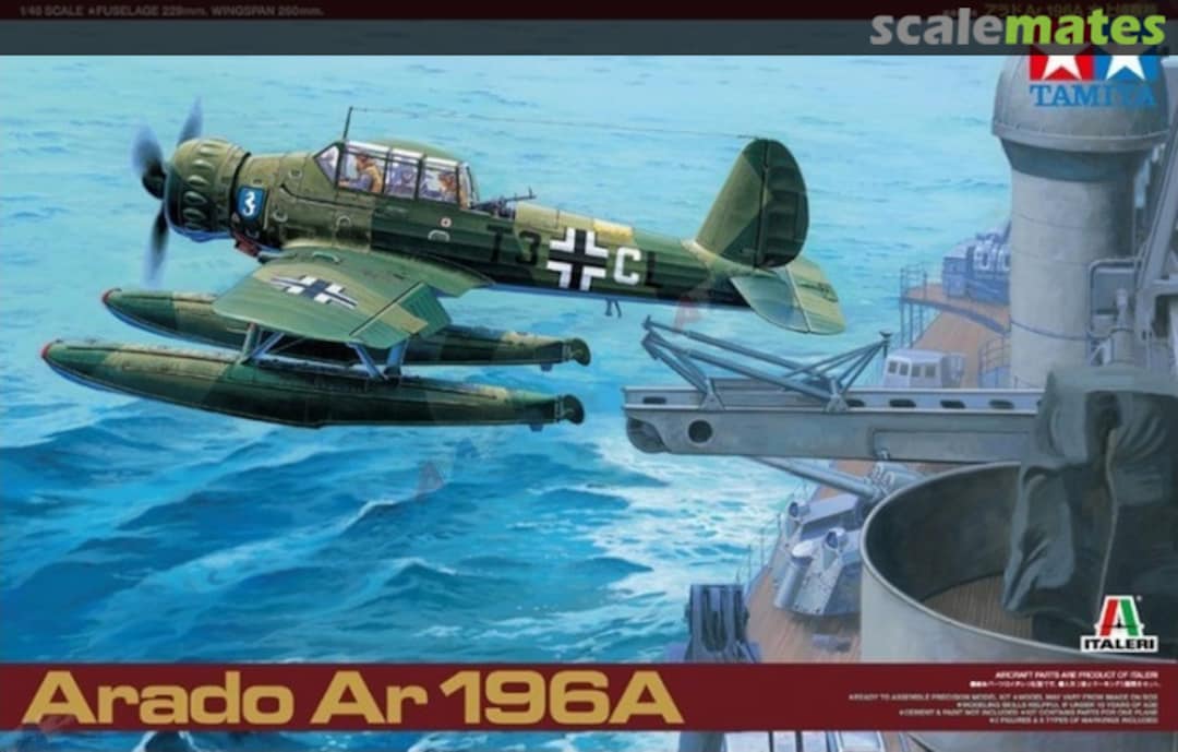 Boxart Arado Ar 196A 37006 Tamiya