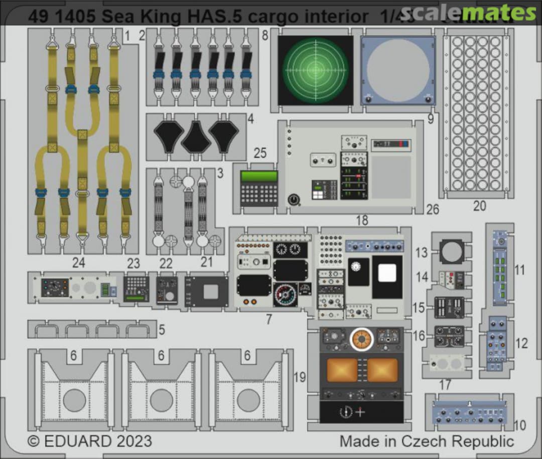 Boxart Sea King HAS.5 cargo interior 491405 Eduard