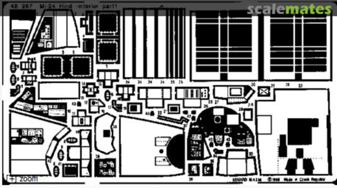 Boxart Mi-24 Hind - Interior 48267 Eduard