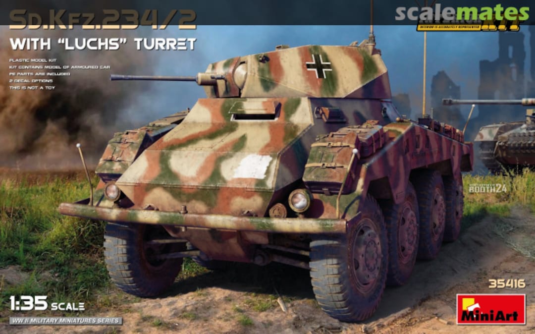 Boxart Sd.Kfz.234/2 with "Luchs" Turret 35416 MiniArt