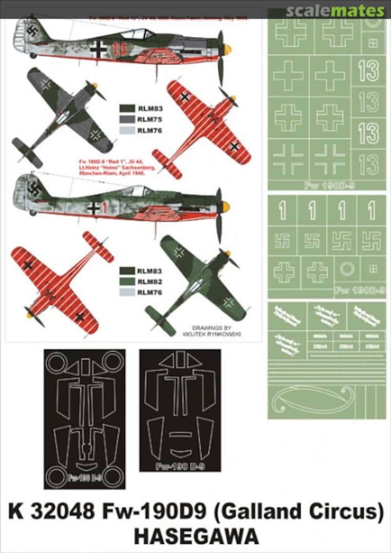 Boxart Fw-190D9 (Galland Circus) K32048 Montex