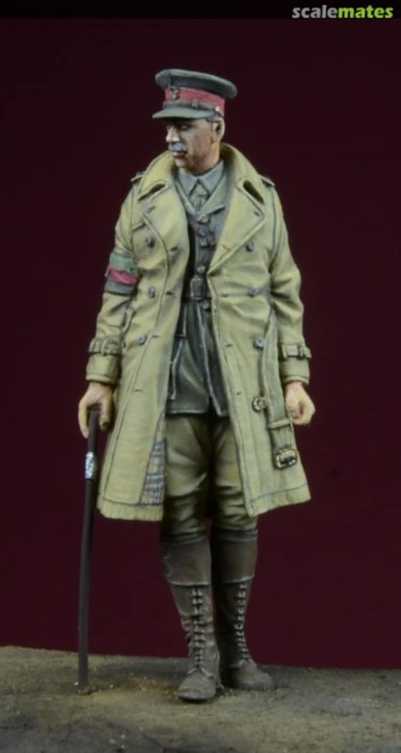 Boxart WWI British Tank Corps Staff Officer 35023 D-Day Miniature Studio