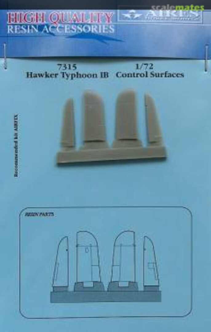 Boxart Hawker Typhoon IB control surfaces 7315 Aires