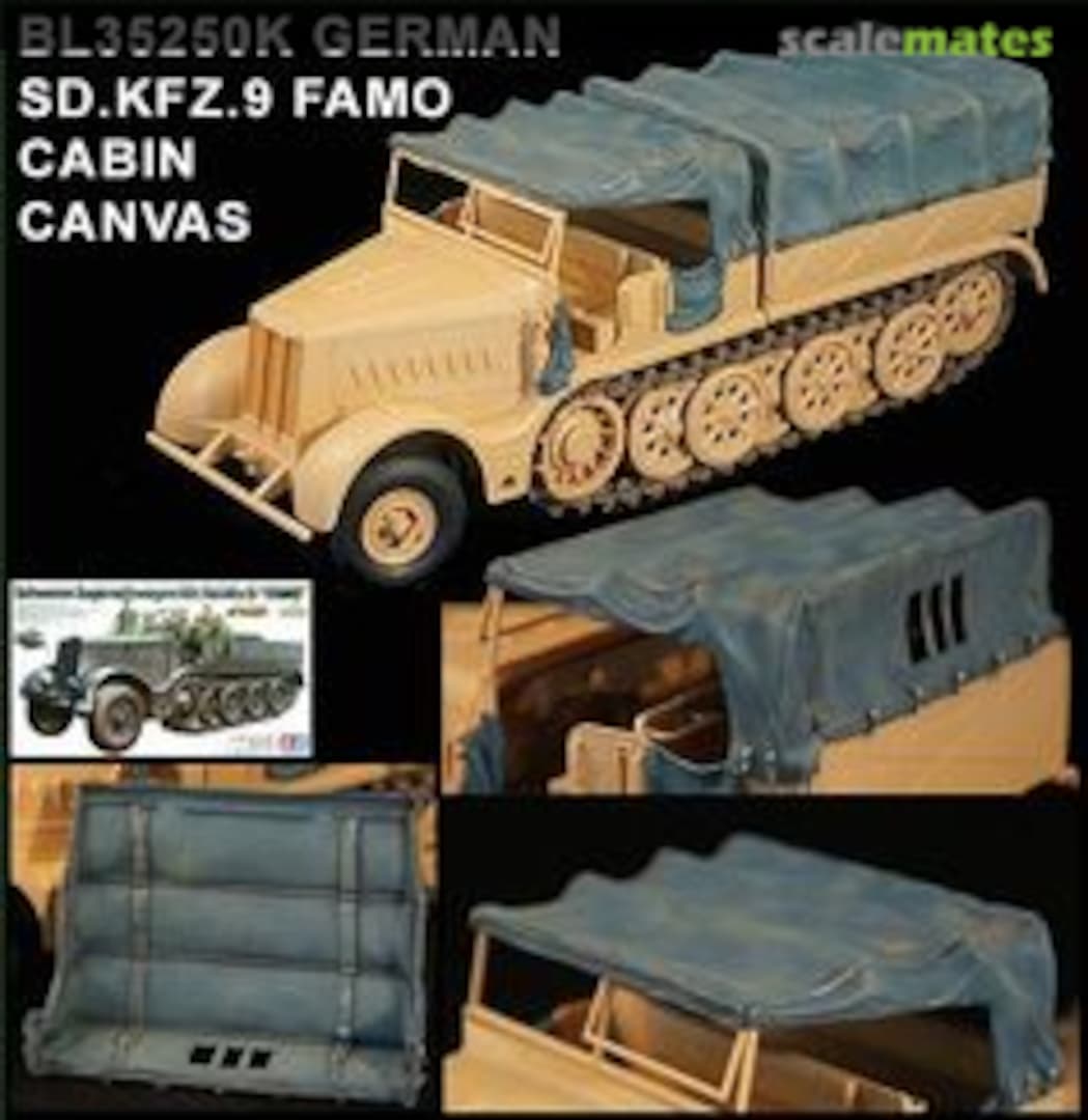 Boxart Sd.Kfz.9 FAMO Cabin Canvas BL35250K Blast Models