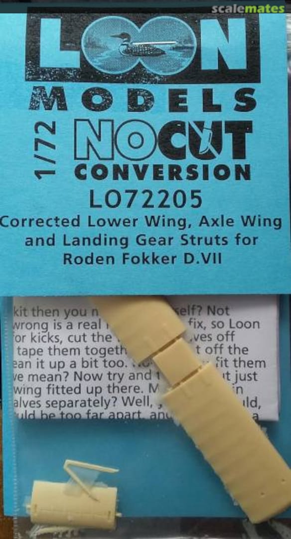 Boxart Fokker D.VII LO72205 Loon Models