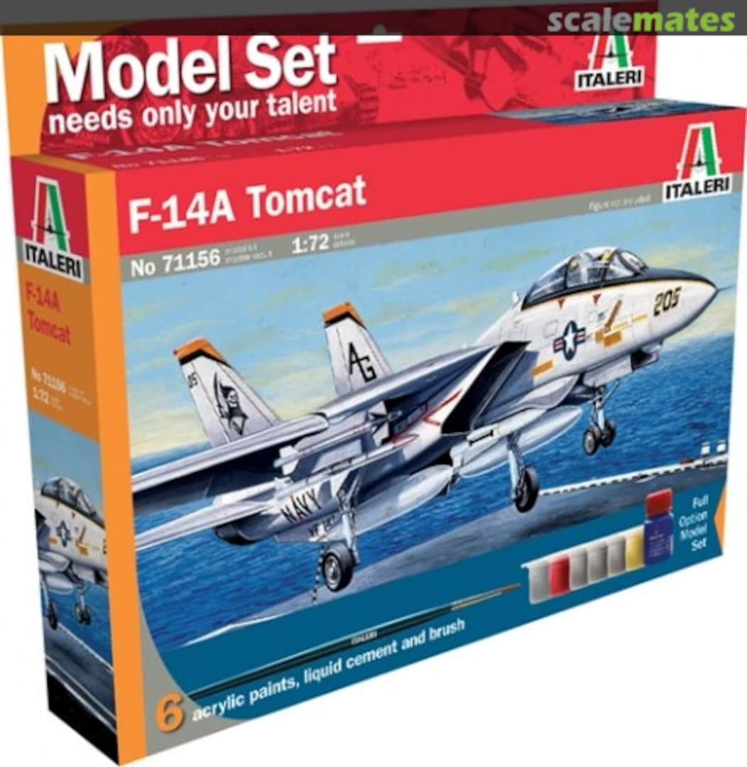 Boxart F-14 Tomcat 71156 Italeri