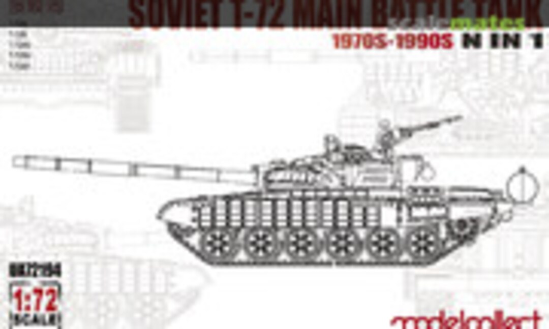 1:72 T-72 Main Battle Tank (Modelcollect UA72194)