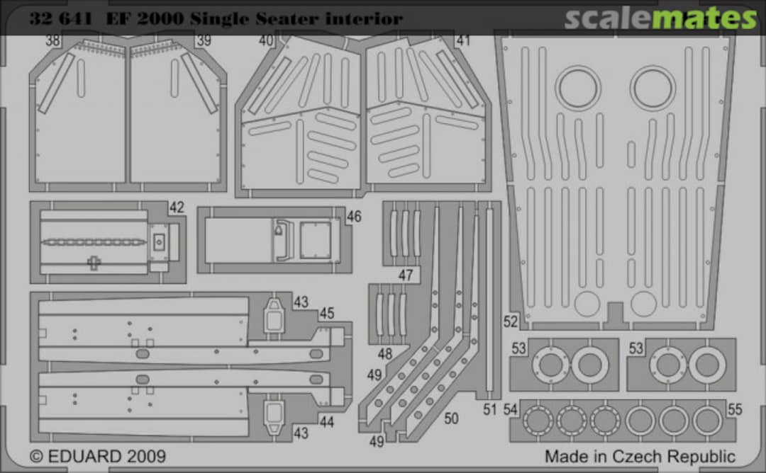 Boxart EF-2000 Typhoon Single Seater interior S.A. 32641 Eduard