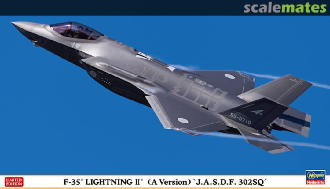 Boxart F-35 Lightning II (A Version) `J.A.S.D.F. 302SQ´ 02353 Hasegawa