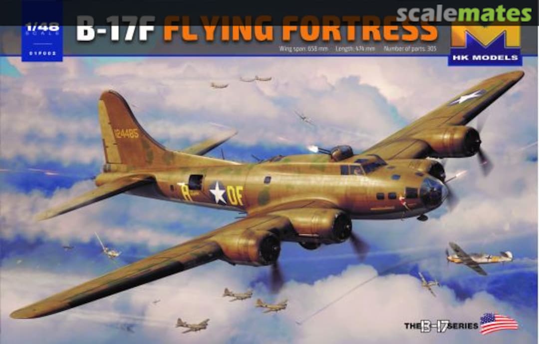 Boxart B-17F Flying Fortress 01F002 HK Models