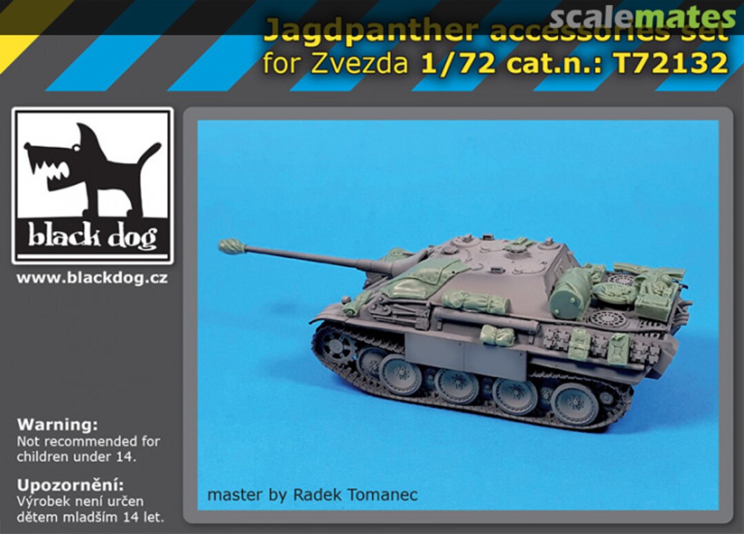 Boxart Jagdpanther accessories set T72132 Black Dog